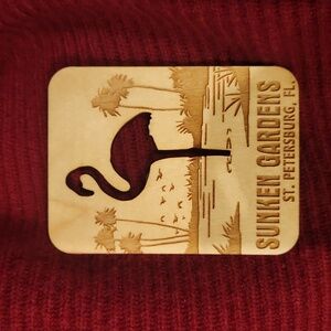 St.Petersburg Sunken Gardens Florida USA magnet NWT